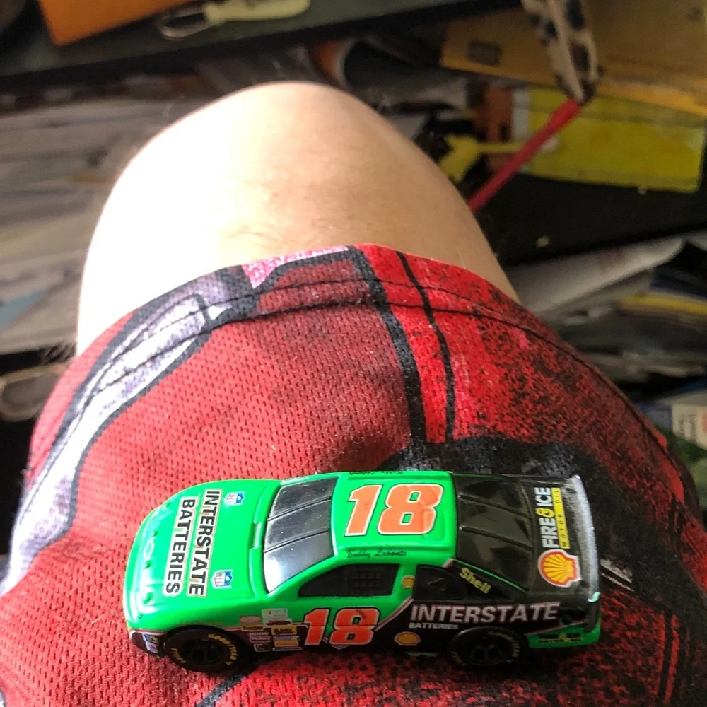 Green #18 Interstate Batteries Toy Race Car